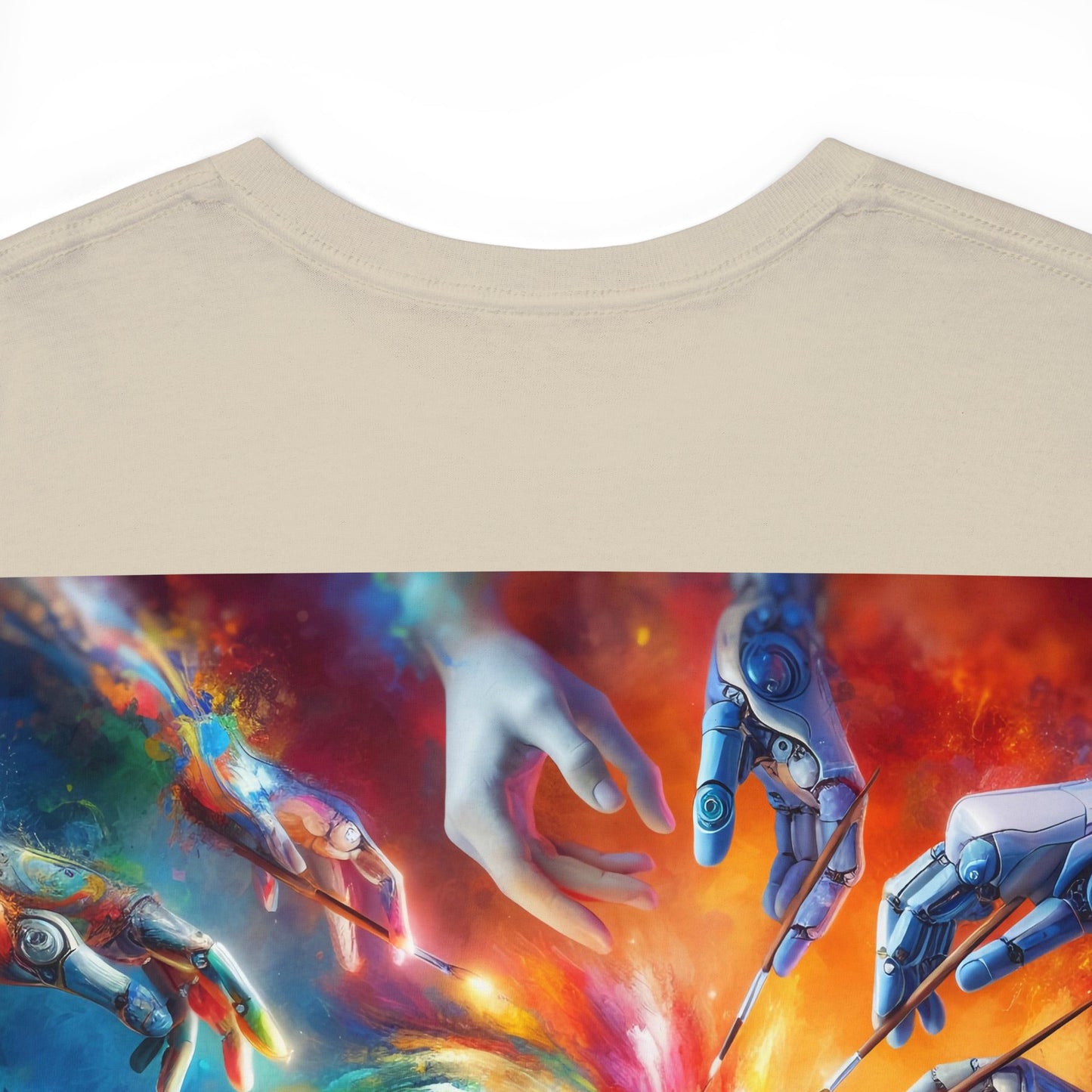 "Synthetic Symphony Tee" Unisex Heavy Cotton Tee