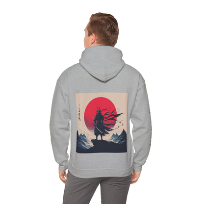 "Cybernetic Crimson Summit" Heavy Blend™ Hooded Sweatshirt