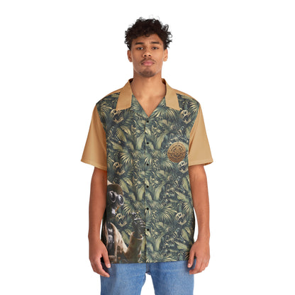 "Explorer of the Digital Canopy" Men's Hawaiian Shirt