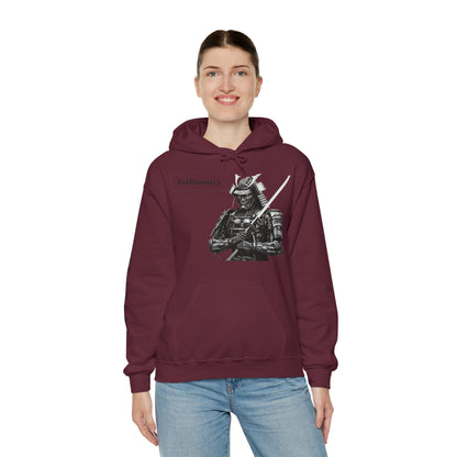 "Cybernetic Crimson Summit" Heavy Blend™ Hooded Sweatshirt