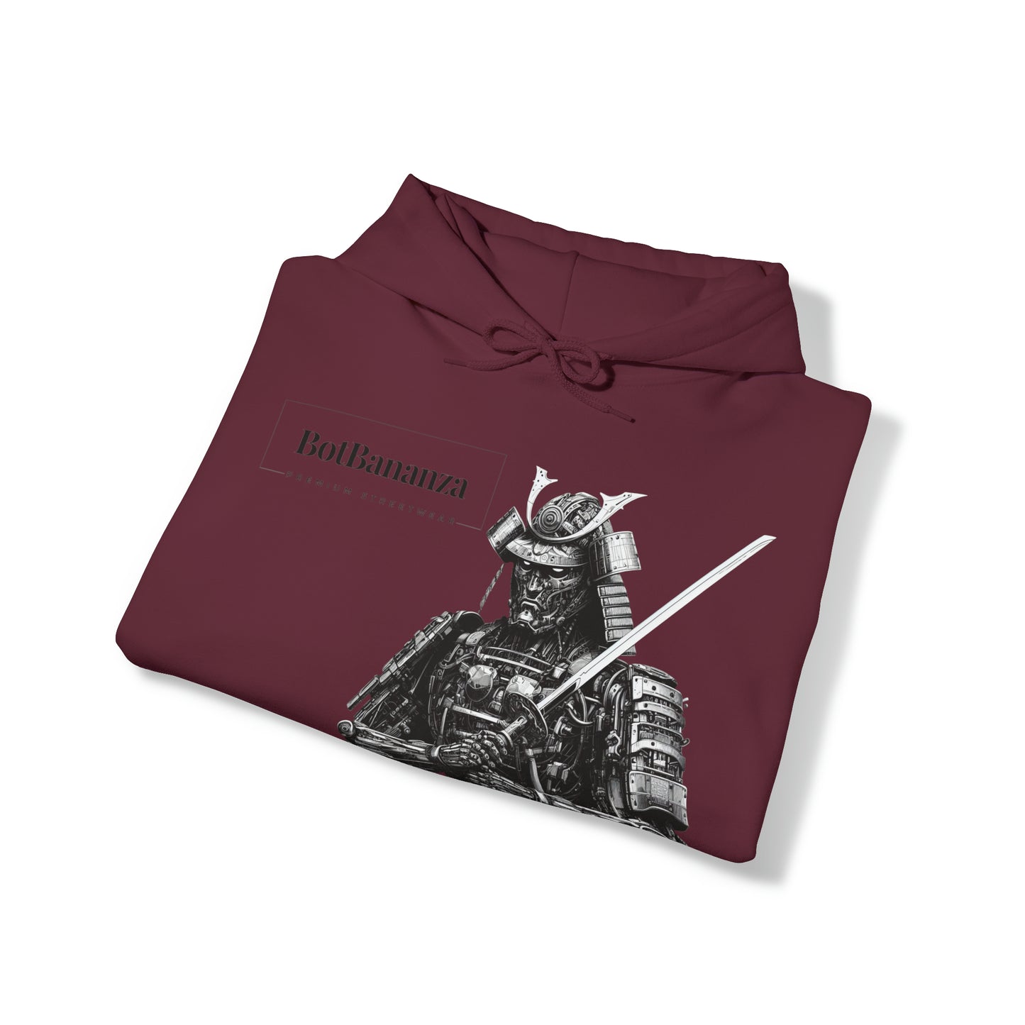 "Cybernetic Crimson Summit" Heavy Blend™ Hooded Sweatshirt