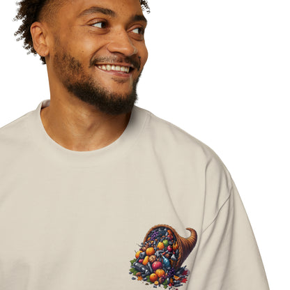 "The First ThanksFusion" Men's Heavy Oversized Tee