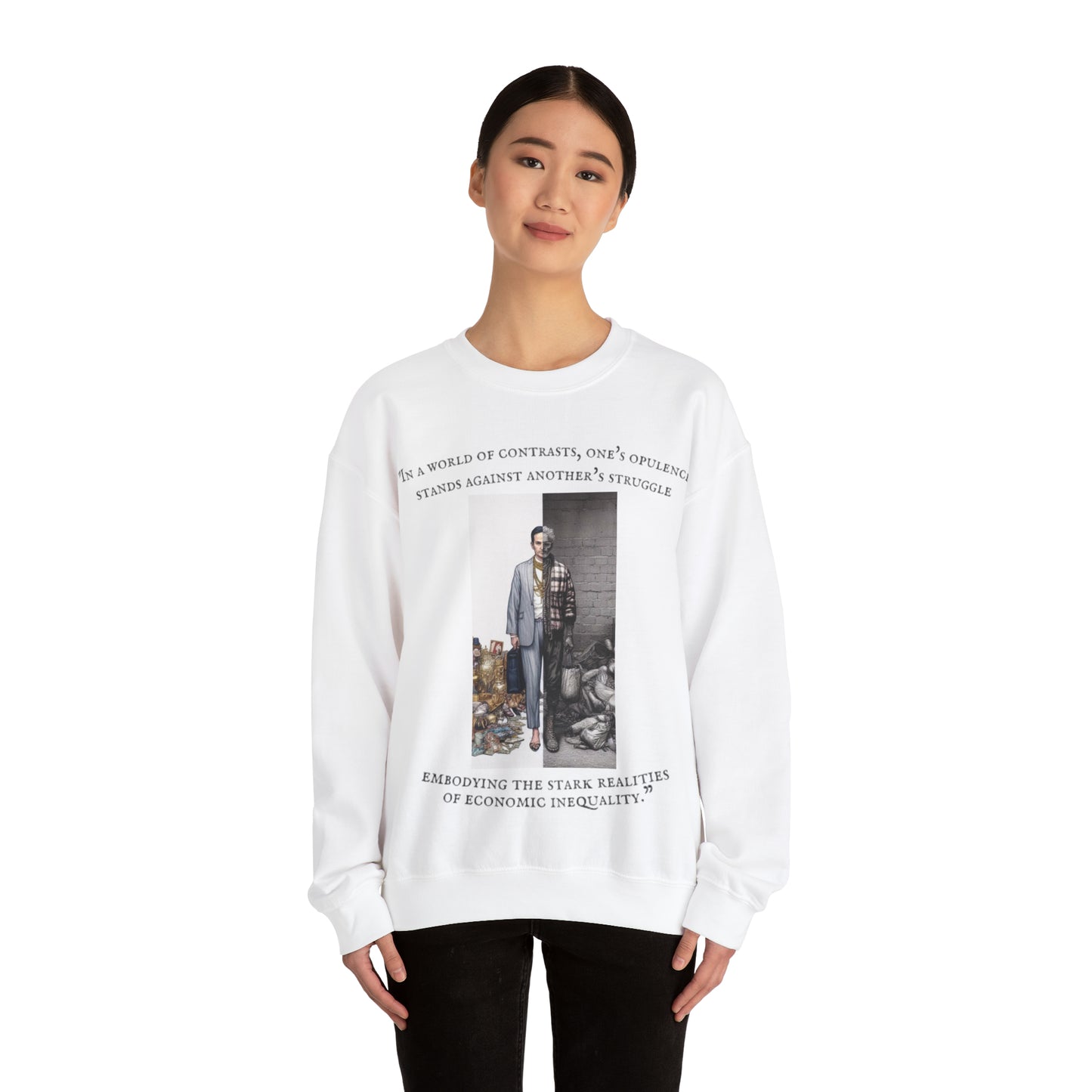 "Divergent Realities" Unisex Heavy Blend™ Crewneck Sweatshirt