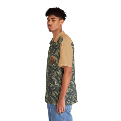 "Explorer of the Digital Canopy" Men's Hawaiian Shirt