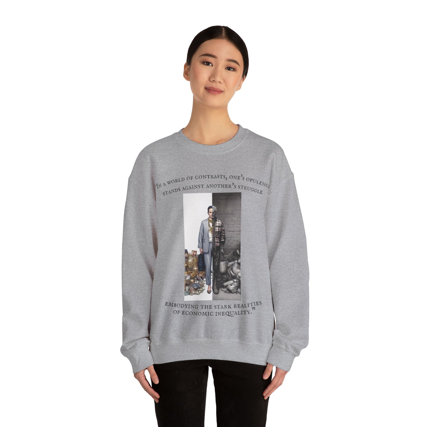 "Divergent Realities" Unisex Heavy Blend™ Crewneck Sweatshirt