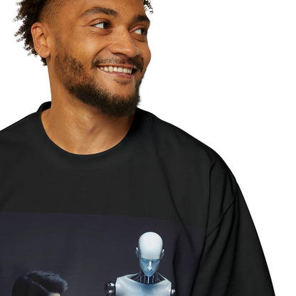 "Digital Couch Companions" Men's Heavy Oversized Tee