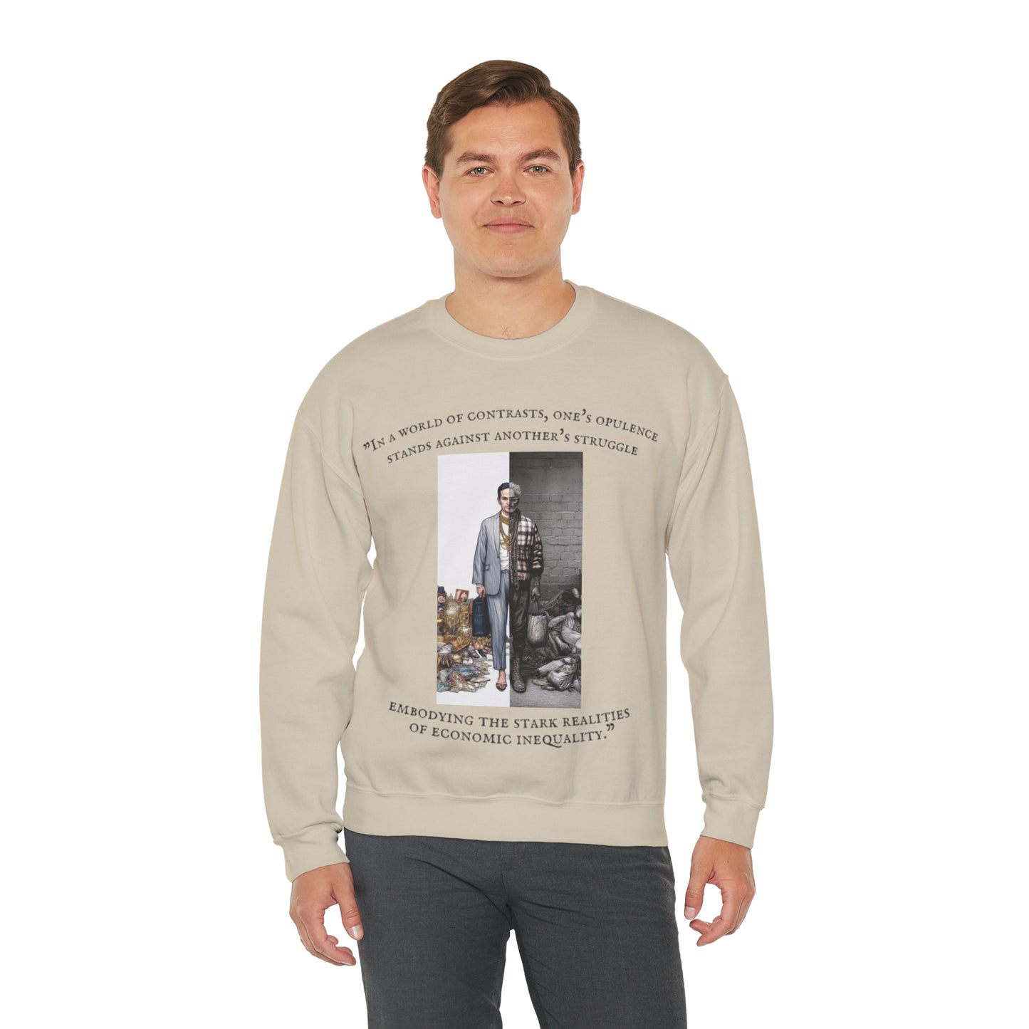 "Divergent Realities" Unisex Heavy Blend™ Crewneck Sweatshirt