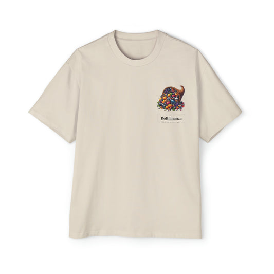 "The First ThanksFusion" Men's Heavy Oversized Tee