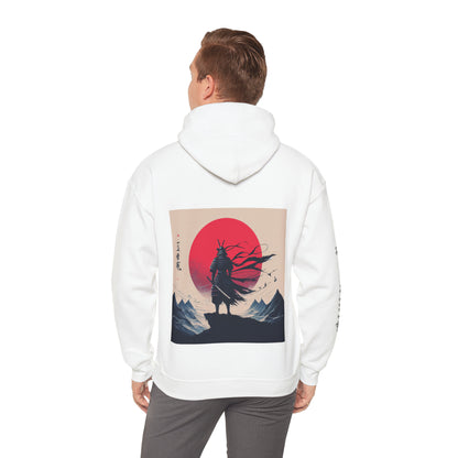 "Cybernetic Crimson Summit" Heavy Blend™ Hooded Sweatshirt