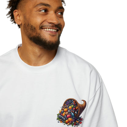 "The First ThanksFusion" Men's Heavy Oversized Tee