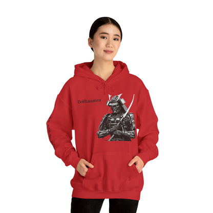 "Cybernetic Crimson Summit" Heavy Blend™ Hooded Sweatshirt