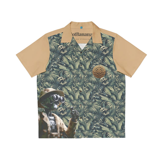 "Explorer of the Digital Canopy" Men's Hawaiian Shirt