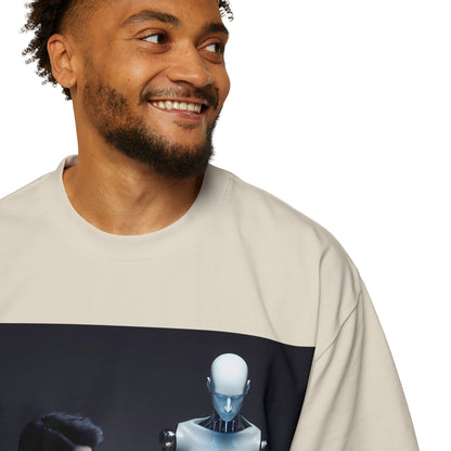 "Digital Couch Companions" Men's Heavy Oversized Tee