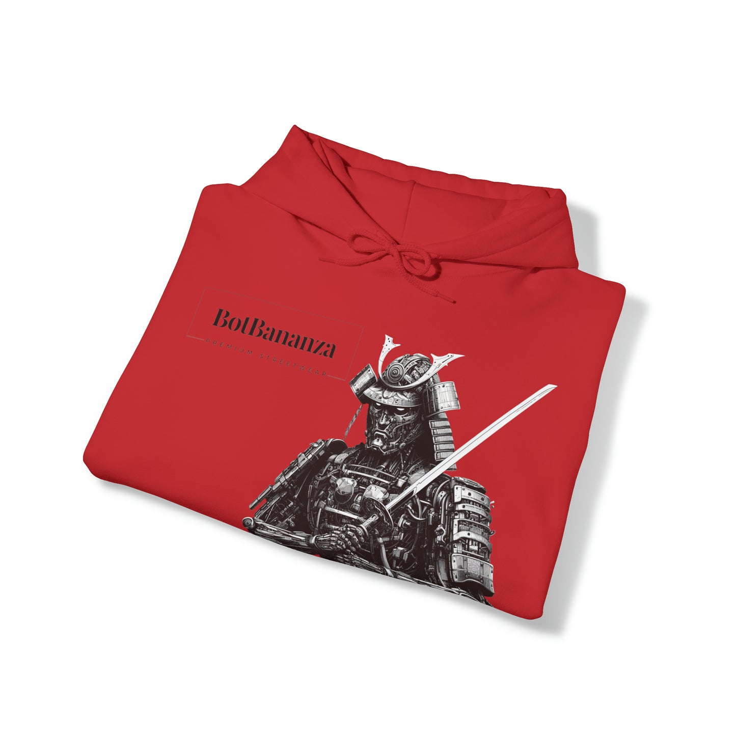 "Cybernetic Crimson Summit" Heavy Blend™ Hooded Sweatshirt